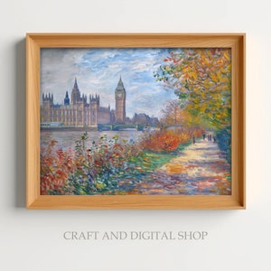 Set mit 20 digitalen Downloads, The Beauty of London England, Ölgemälde, Wandkunst-Digitaldrucke, Landschaft, Tableau Bild 6