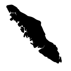 VANCOUVER ISLAND SVG-Datei, nur digital