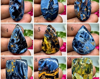 AAA+ Natural Pietersite Cabochon, Loose Pietersite Gemstone, Jewelry Making Stone, Wire Wrap Pendant Gem.