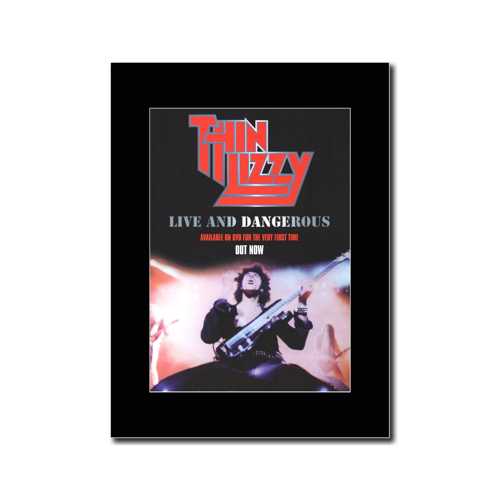 Thin Lizzy Live & Dangerous DVD Matted Mounted Magazine - Etsy