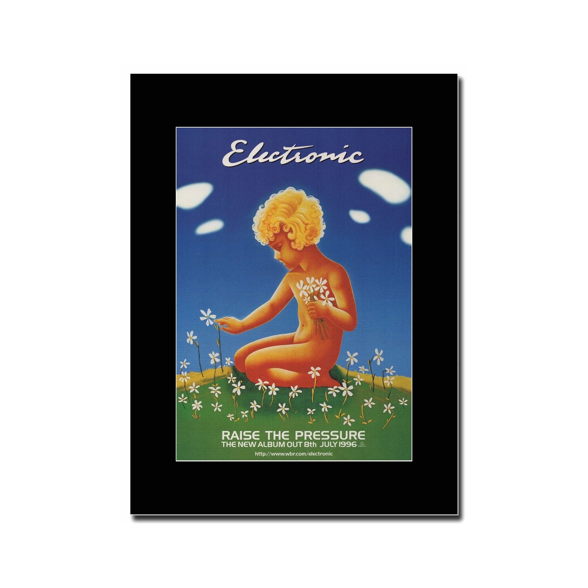 Electronic - Raise The Pressure - Matted Mounted Magazine Artwork