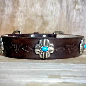 fancy western dog collars