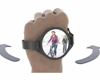 Give The Gift of Safety To The Runner In Your Life, Hand Mounted Rearview Mirror-Runners Walkers Hikers Joggers Cyclist