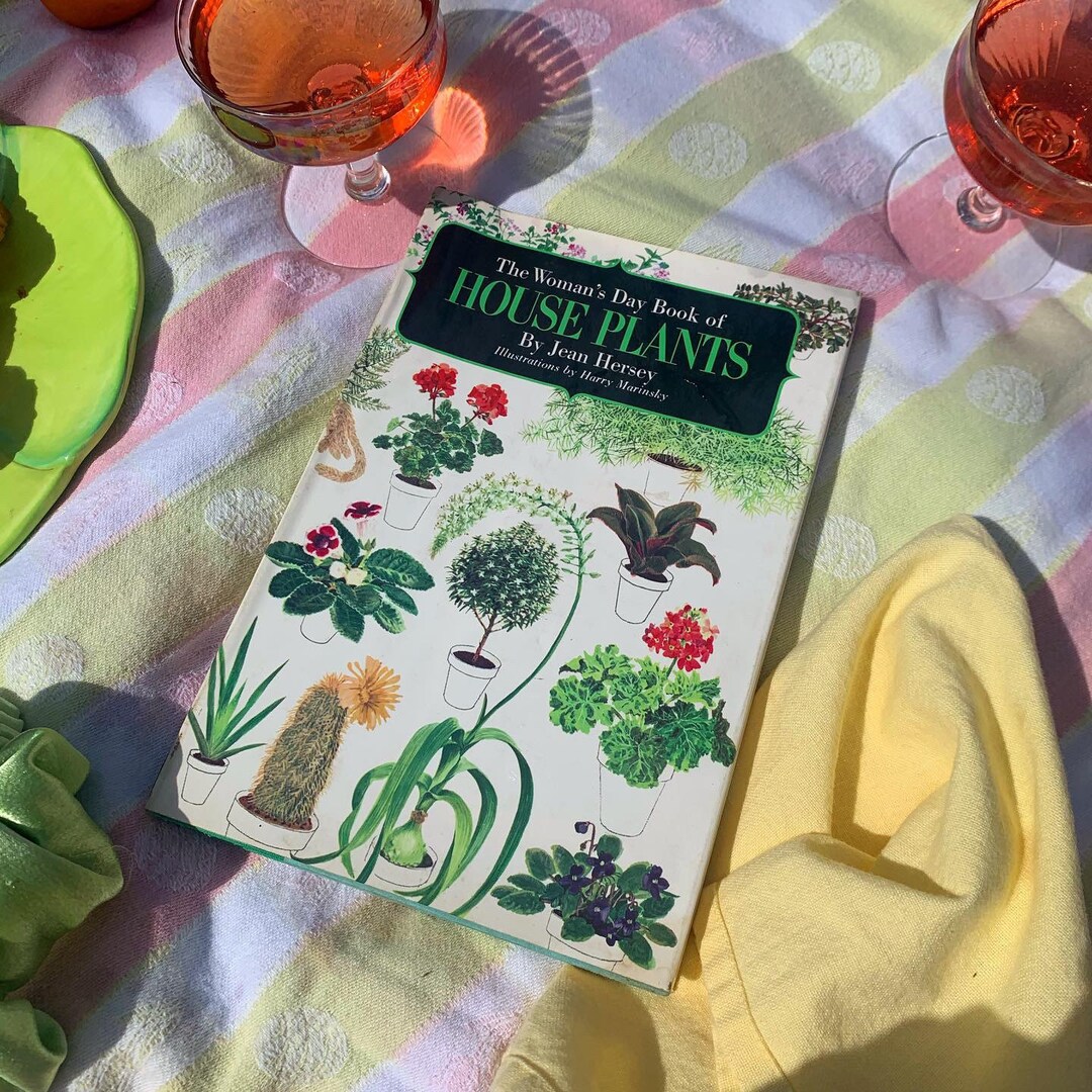 Illustrated House Plant Coffee Table Book Etsy