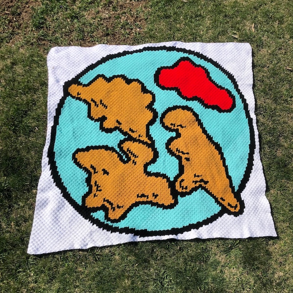 Dino Nugget Blanket Etsy