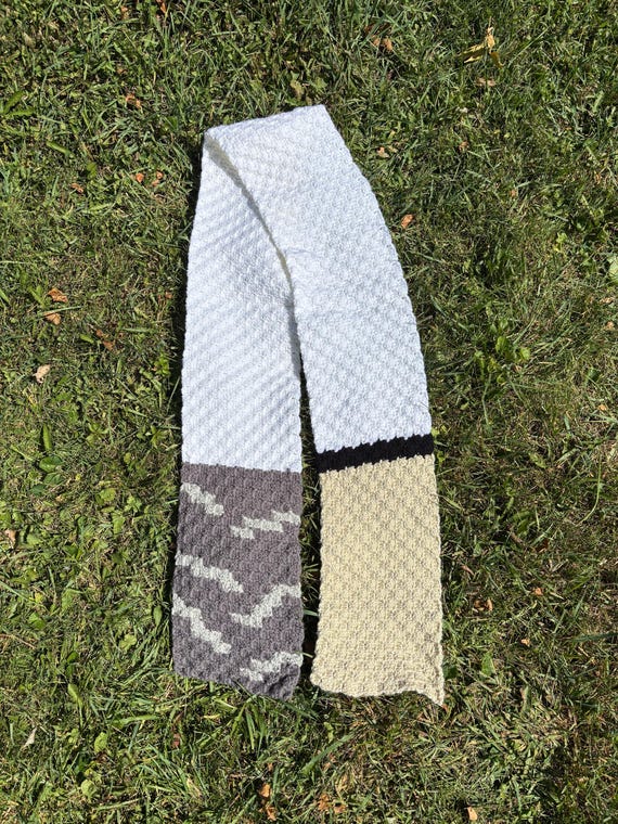 CROCHET PATTERN, Cigarette Scarf, C2C PATTERN
