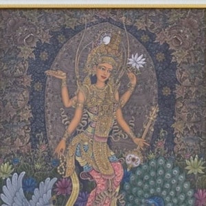 Original Balinese Dewi Sarawati Painting