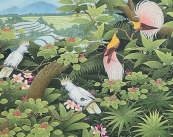 チェンドラワシ鳥の絵 - オリジナルのバリアート - Etsy 日本