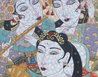 Balinese Dancer Painting, Original Painting