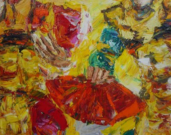 バリ舞踊絵画、オリジナルアート - Etsy 日本