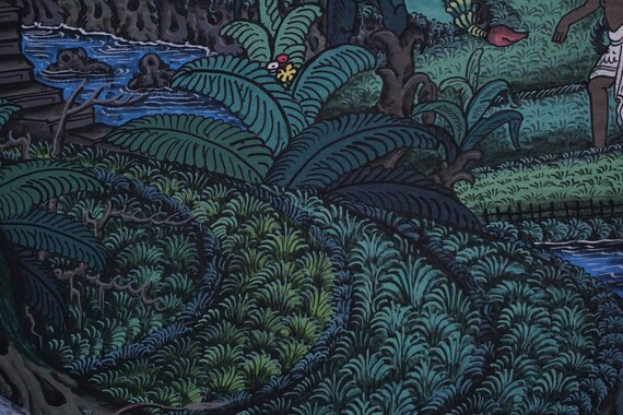 バリ島の田んぼの油絵 - オリジナルの風景画 - Etsy 日本