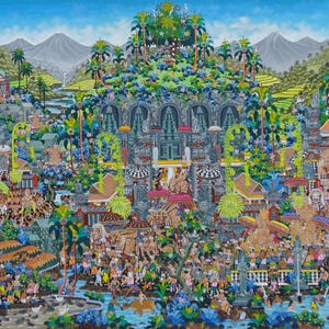 Balinese Art Painting, Original Painting, Home Decor