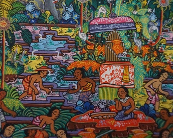 Balinese Painting, Original Artwork, Home Decor