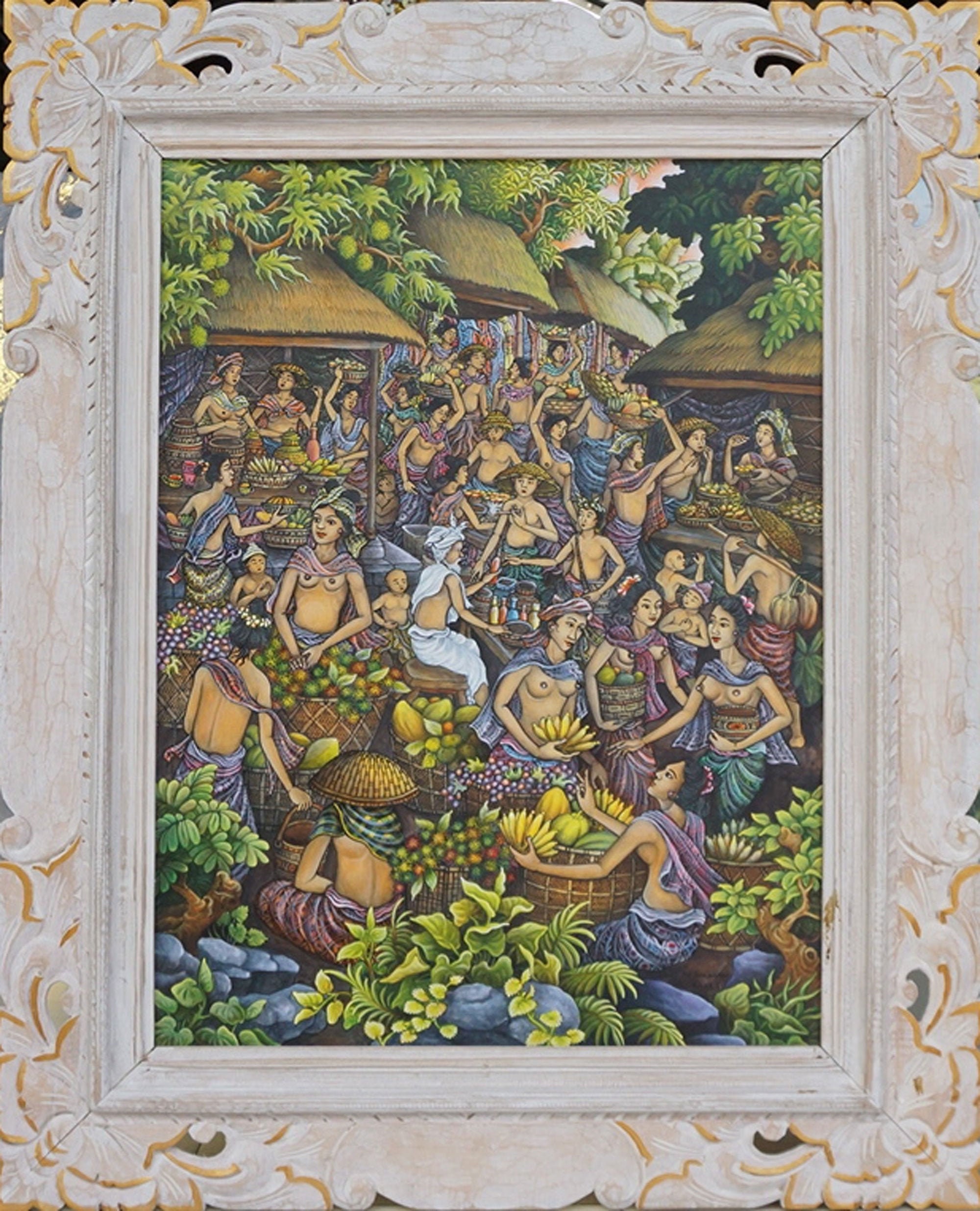 バリ芸術　絵画　送料込み価格 バリ芸術 絵画 送料込み価格 バリ芸術 絵画 送料込み価格 バリ芸術