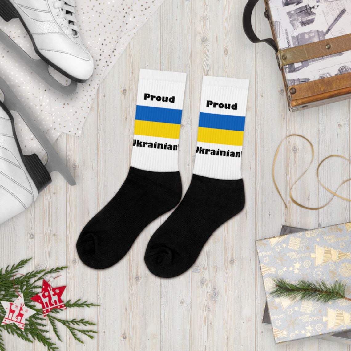 Ukraine Socks/proud Ukrainian/ukrainian Socks/ukraine Gift/ukraine Cute