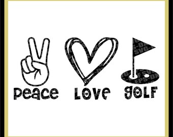 Download Love Golf File Etsy
