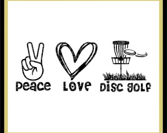 Download Peace Love Golf Etsy