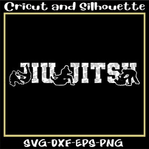 Jiu Jitsu Svg,Jiujitsu Svg &quot;JIU JITSU&quot; Karate Svg, Martial Art Svg, Eps,Dxf,Svg,Png,Cricut,Silhouette