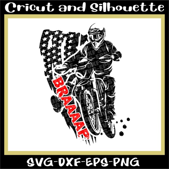 American Flag Motorcross Distressed Tee Cool Dirt Bike Braap American Flag Motorcross Distressed Tee Cool Dirt Bike Braap
