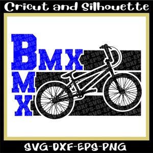 BMX Svg, Bmx Svg Files, BMX Bike Svg, Bike, Bicycle, Stunt, Freestyle -  Eps,Dxf,Svg,Png,Cricut,Silhouette