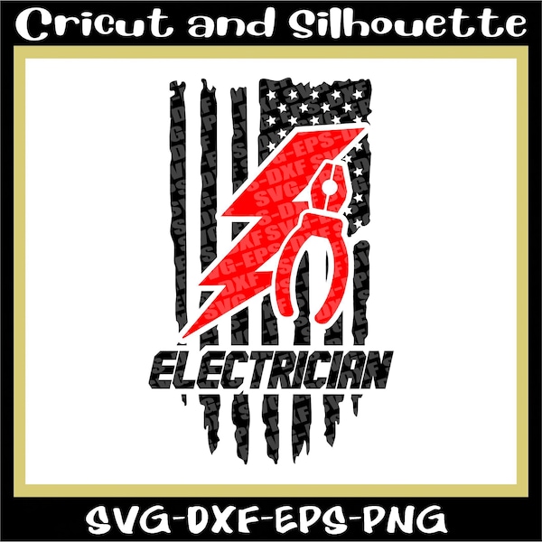 Electrician Flag Etsy