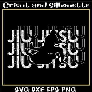 Jiu Jitsu Svg,Jiujitsu Svg &quot;Jiu Jitsu Cool Artisctic Design &quot; Karate Svg, Martial Art Svg, Eps,Dxf,Svg,Png,Cricut,Silhouette