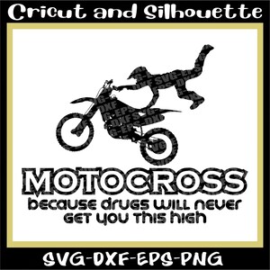 Motocross Svg  &quot;Motocross Cool Print File&quot; Dirt Bike Svg, Dirt Svg, Saying Svg Digital Download - Eps,Svg,Dxf,Png,Cricut,Silhouette