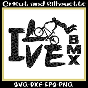 "I love BMX"" Fahrrad"