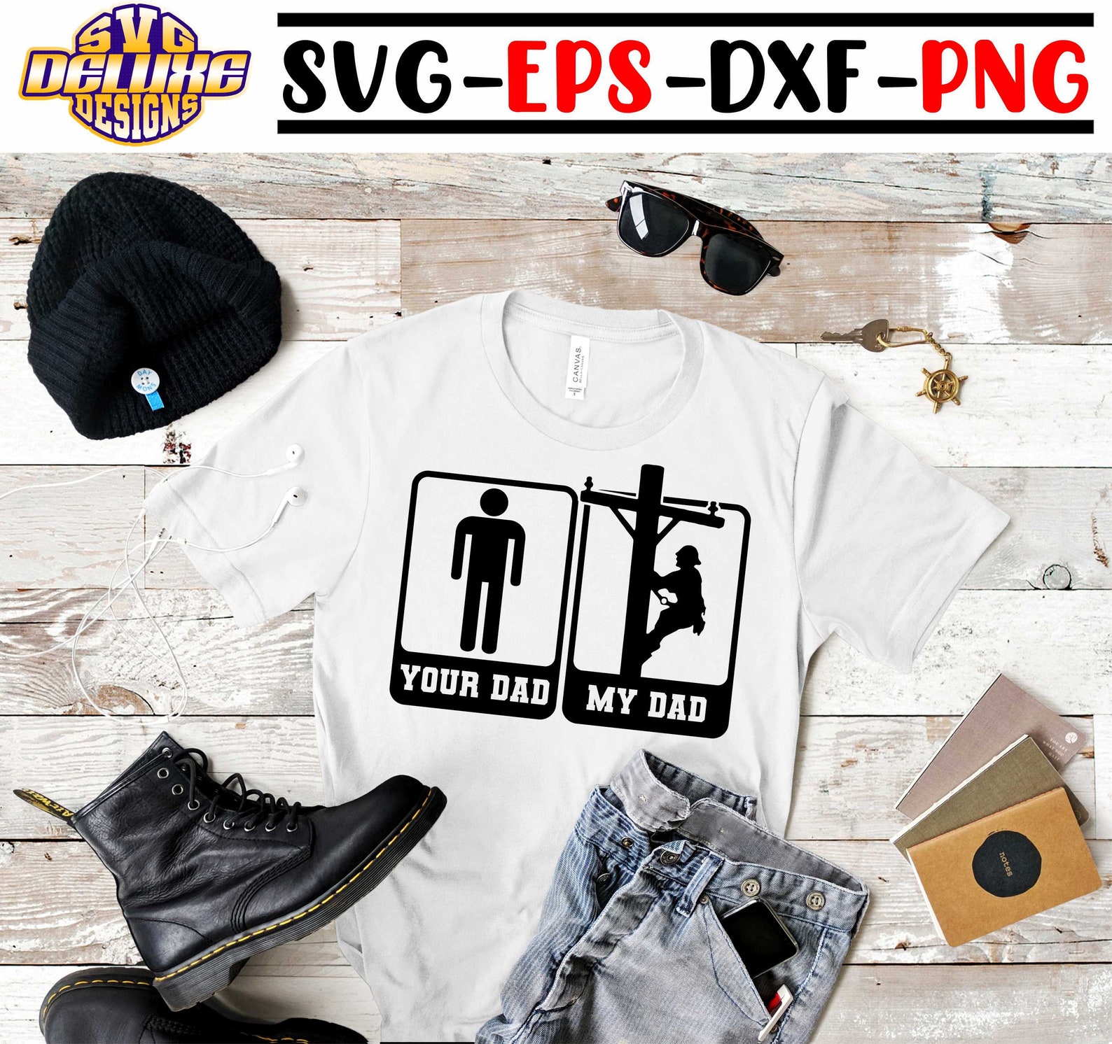 Download Lineman Svg Line Svg Man Svg Your Dad My Dad | Etsy