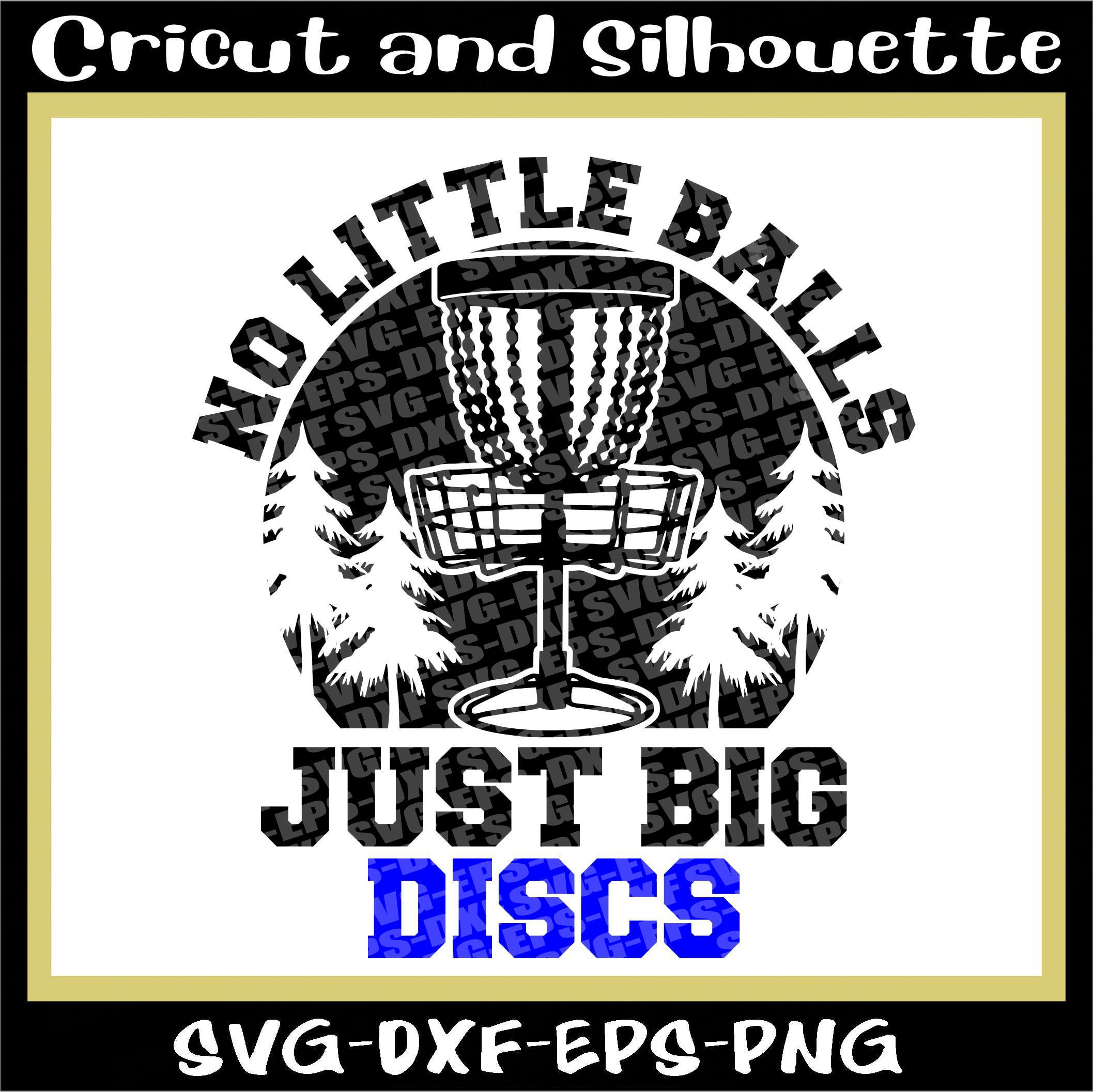 Download Disc Golf Svg Disc Golf Print File No Little Balls | Etsy