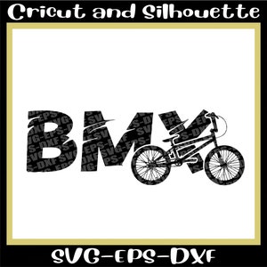 BMX Svg, BMX Bike Svg, Bike Svg, Dirt Svg Digital Download