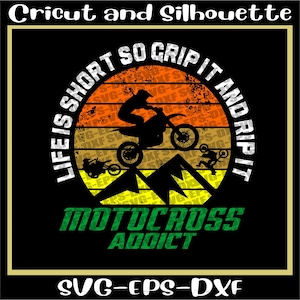 Motocross Svg, dirt bike cut file, Artistic Motocross Svg, Dirt Bike Svg Digital Downloads