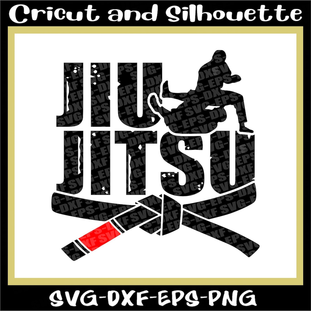 Jiu Jitsu Svg,jiujitsu Svg jiu Jitsu Belt Karate Svg, Martial Art Svg, Eps,dxf,svg,png,cricut