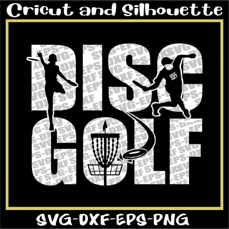 Disc Golf Svg Filesdisc Svg disc Golf Art Print Etsy Australia