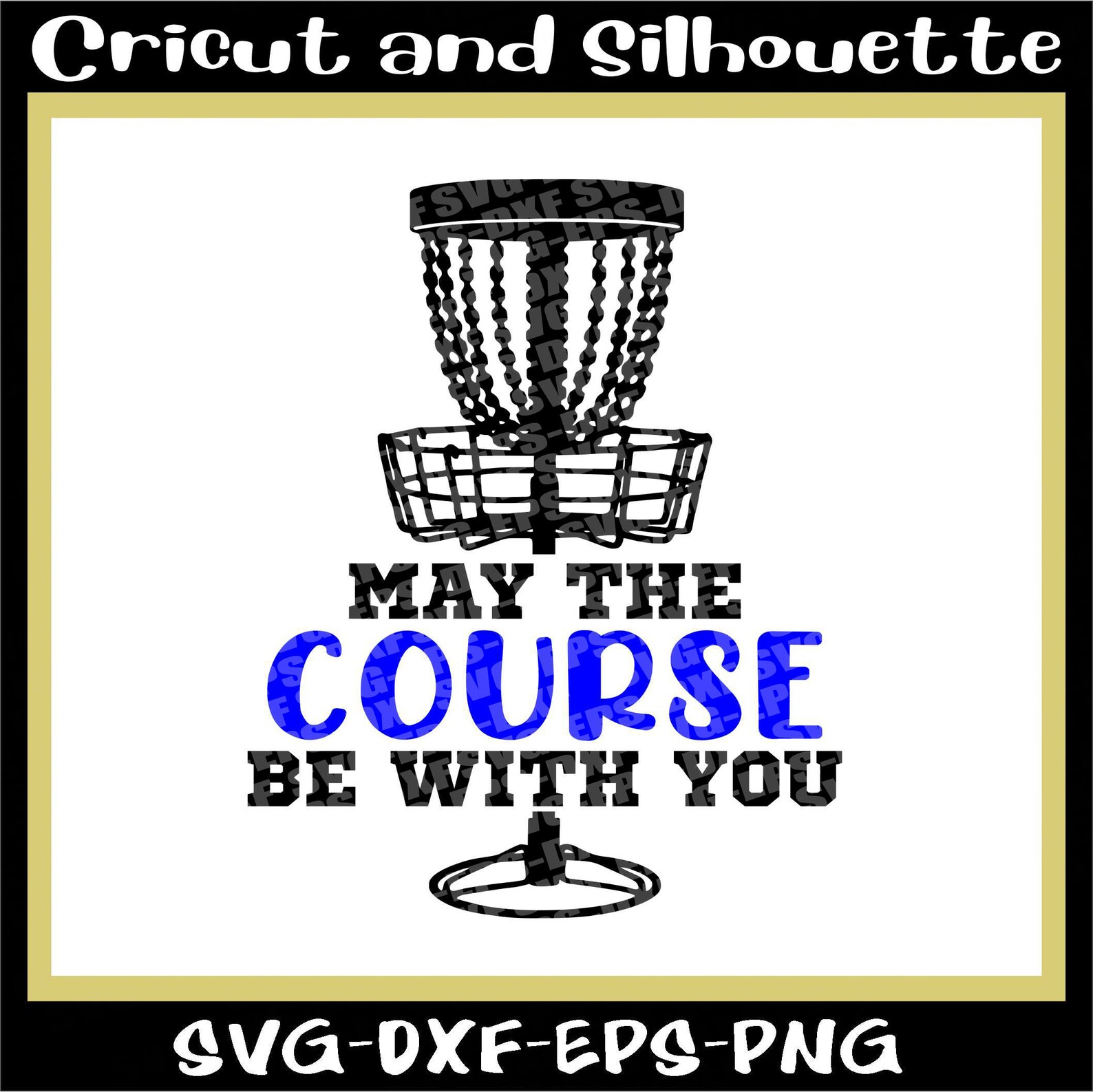 Download Disc Golf Svg May the Course be with you Disc Svg Golf Svg ...