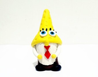 Miniature Gnome/SpongeBob inspired/Tiered Tray/Valentine&#39;s Day