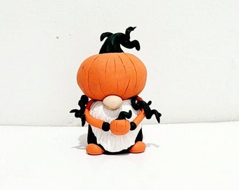 Halloweenkabouter/miniatuurkabouter/pompoenkabouter/cadeau