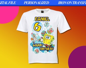 Download Spongebob Birthday Svg Etsy