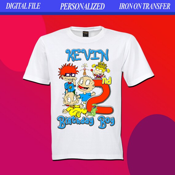 Rugrats Iron on Transfer Rugrats Birthday Tshirt Rugrats Etsy