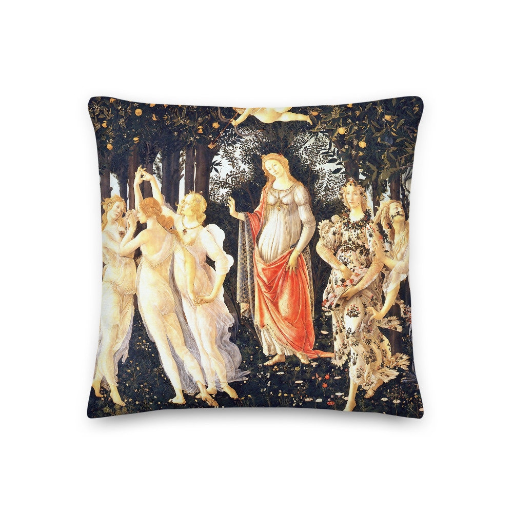 Coussin Décoratif Botticelli Le Printemps