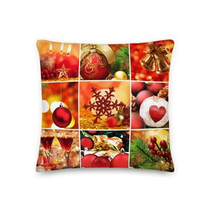 Decorative Cushion / Pillow Christmas red decorations