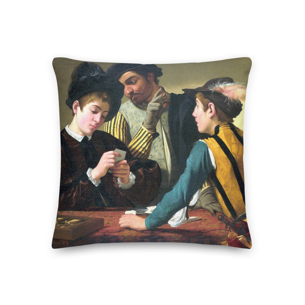 Coussin Décoratif Caravage Les Tricheurs