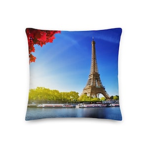 Decorative Cushion / Pillow France Paris Eiffel Tower