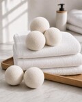 Wool Dryer Balls: Organic New Zealand Wool, Set of 3 or 6