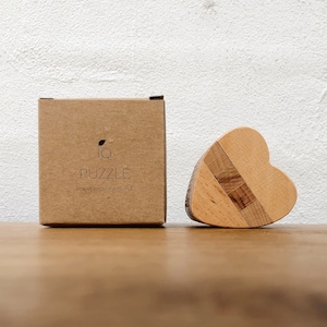 Wooden 3D Puzzle | Heart Puzzle