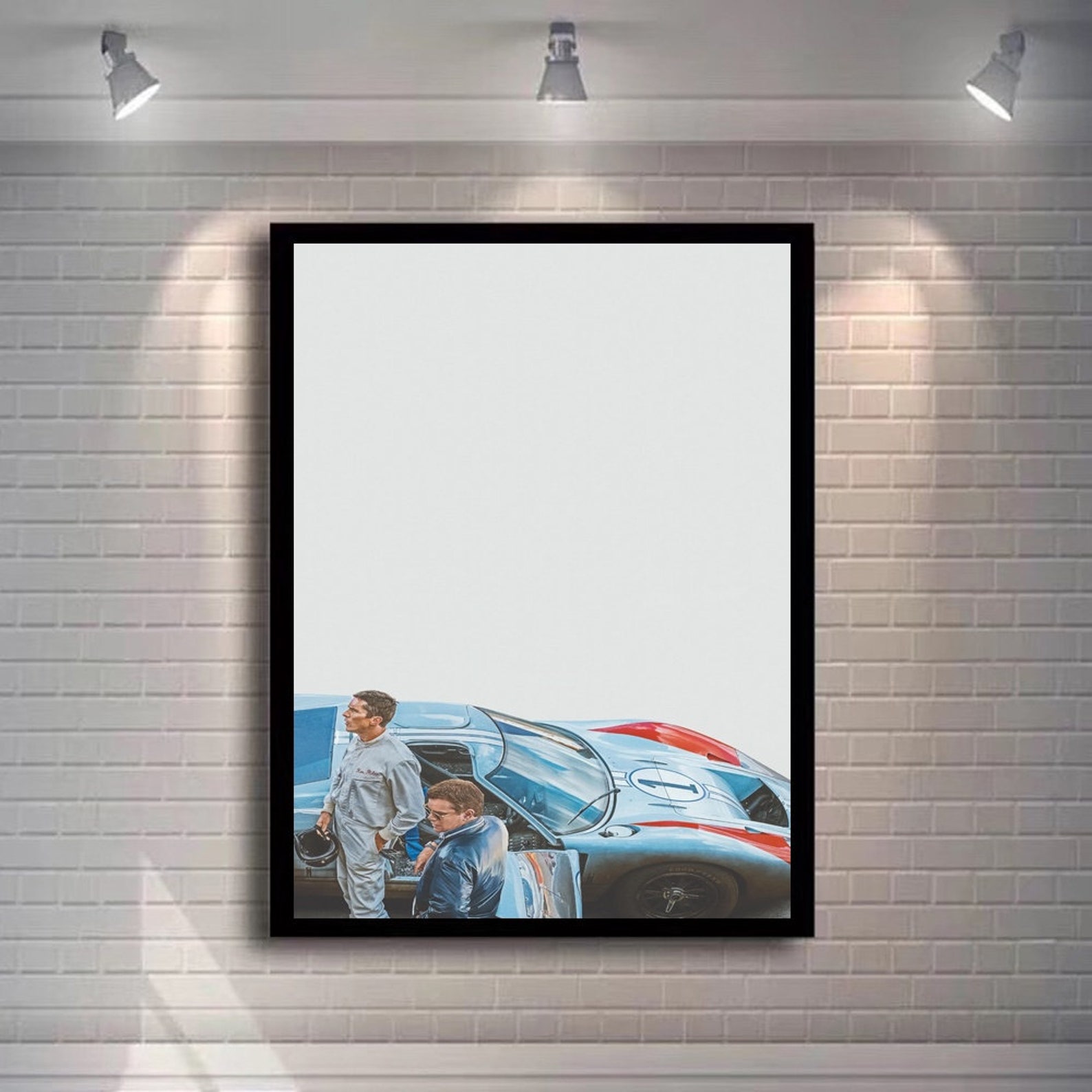 FORD V FERRARI print gift Canvas album music cover home ...