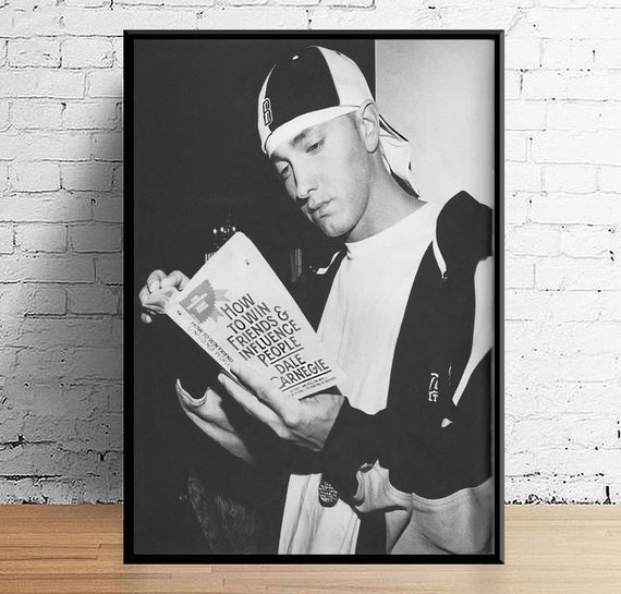 Eminem Poster Hip Hop Rap Poster Canvas Painting Wall Art Poster Home Decor  no Frame -  Denmark