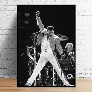 Freddie Mercury Music Poster Canvas Painting Wall Art Poster Home Decor (No Frame)