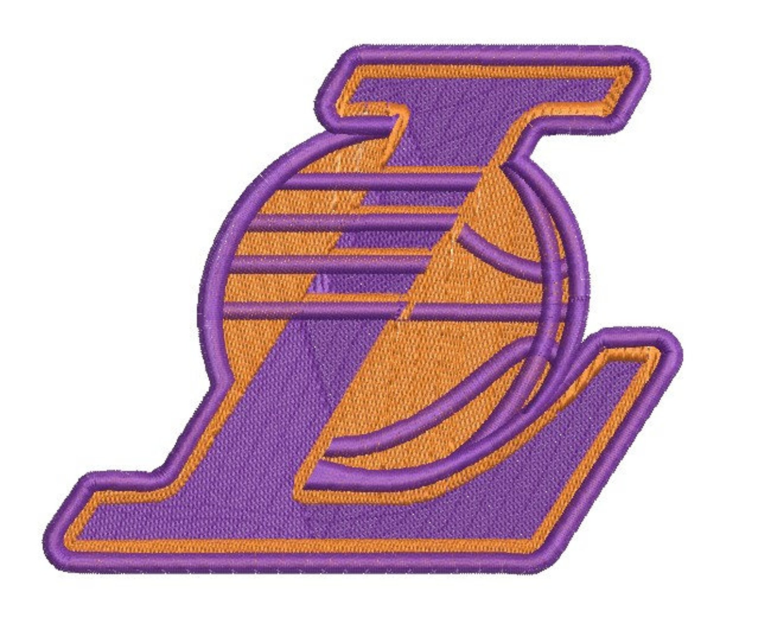 Las Angeles Lakers 8 sizes basketball team Embroidery design. | Etsy