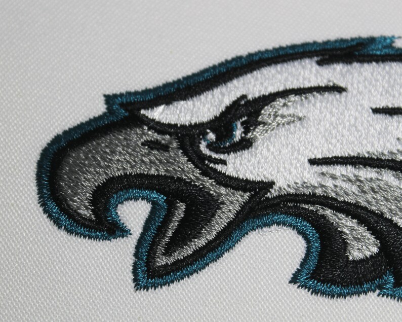 Philadelphia Eagles football team Embroidery design. Football  Etsy